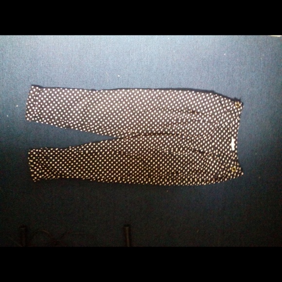 High waisted Pock a dot Harlem pants