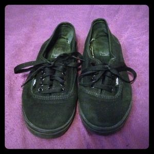 Black Vans Shoes on hold for @ellennwtf