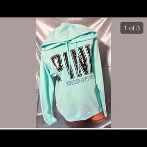 Brand new mint cheetah oversized pullover hoodie