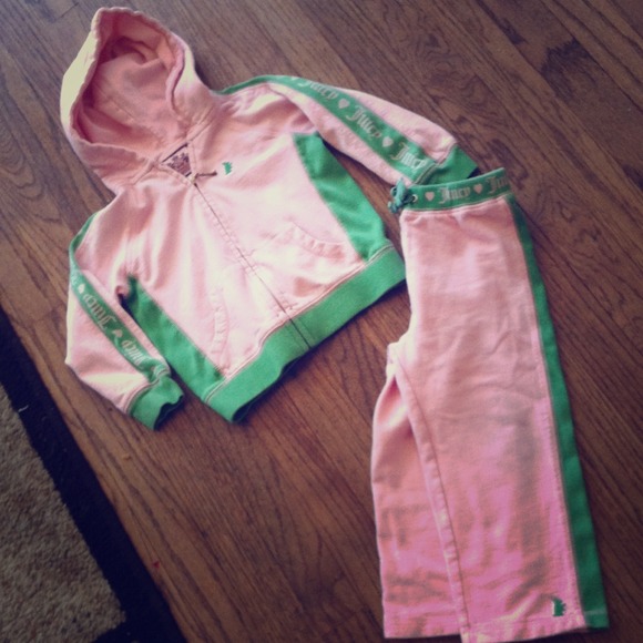 2 Girls Toddler 18-24 Months Juicy Couture suit💕