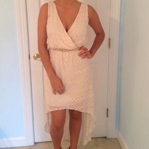 High low lace dress