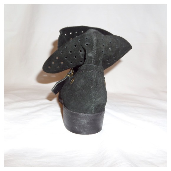 ❌BUNDLED❌slouchy perforated suede leather boots - Picture 2 of 4