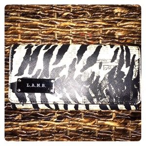 L.A.M.B. by Gwen Stefani Zebra Wallet