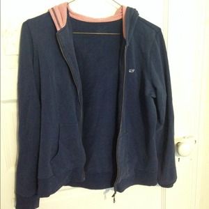 Vineyard Vines Navy Zip-Up Hoodie
