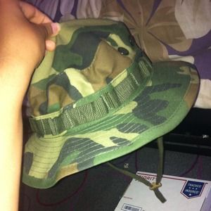 camouflage bucket hat