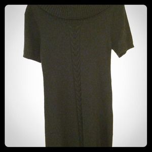 Black knee length dress