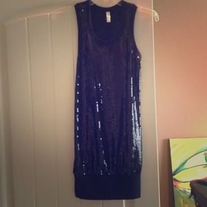 Black sequined Xhilaration dress