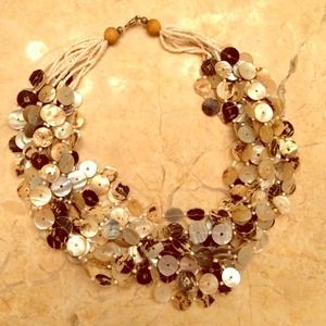 Anthropologie inspired shell necklace!