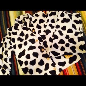 Dalmatian printed pajamas. So warm and cozy!