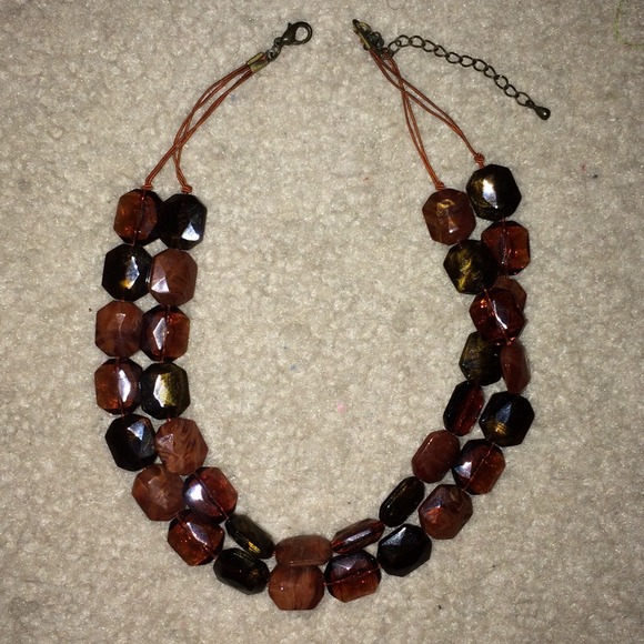 Brown Stone Necklace