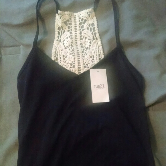Black tank top Rue21