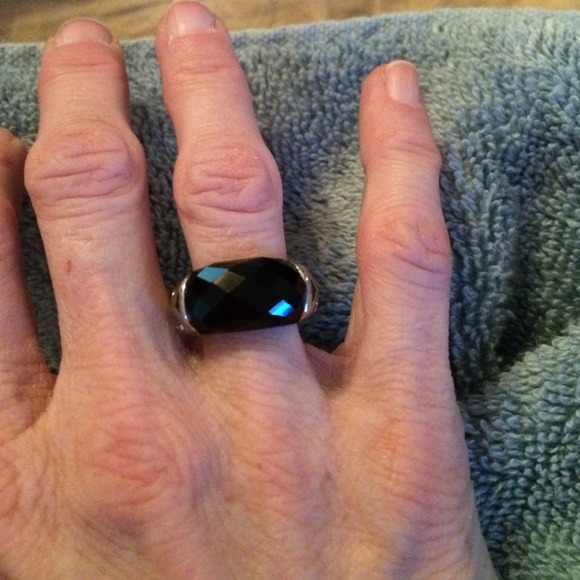 Black Onyx beautiful ring - Picture 2 of 15