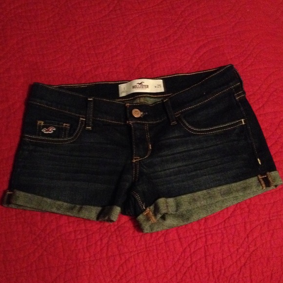 Hollister Dark Denim shorts