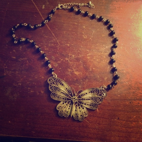 Butterfly necklace!