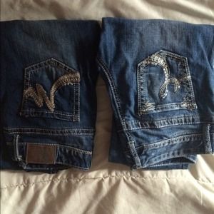 2 pairs Maurice's Bootcut Jeans!
