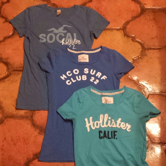 3 Hollister shirts