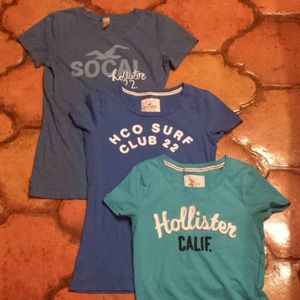 3 Hollister shirts