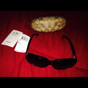 Authentic Dark Tortoise Coach Sunglass