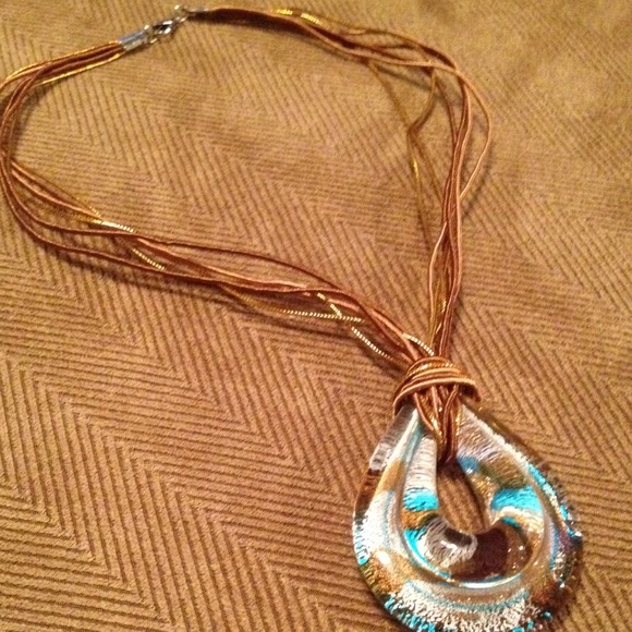 Glass Blown Necklace from ITALY❗️SOLD free promo - Picture 2 of 4