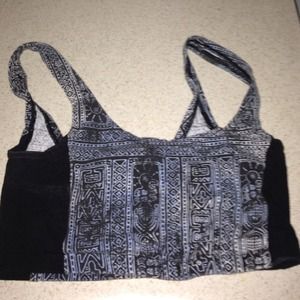 Urban outfitters mini top tribal print