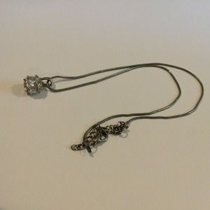 Crystal square pendant