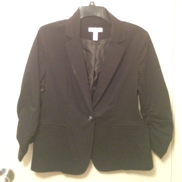 Black Stretchy Blazer - Size Medium