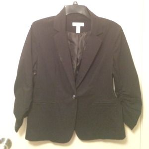 Black Stretchy Blazer - Size Medium