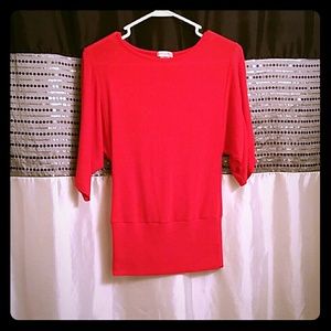 Body central orange top