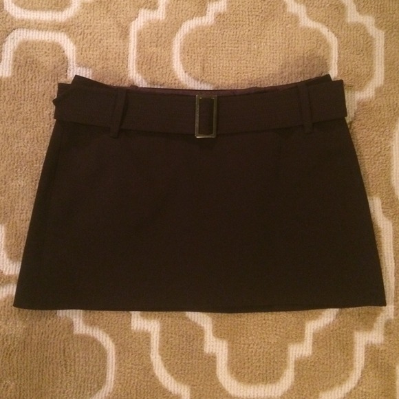 Dark Chocolate Burberry miniskirt size 6