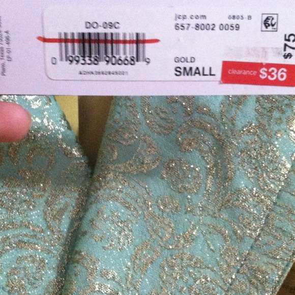 Gold and Tiffany blue trench coat!!:) With belt!:) - Picture 2 of 2