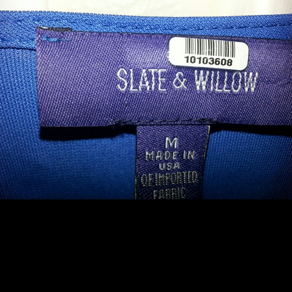 Slate and Willow Cobalt Blue Dress - Picture 3 of 4