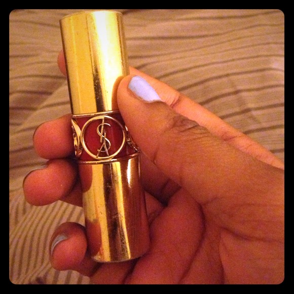 Authentic Red "Rogue Volupte" YSL Lipstick