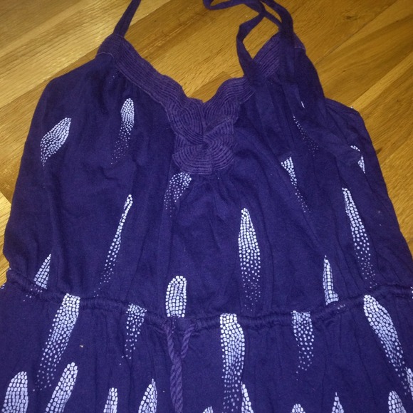 Language purple halter - Picture 2 of 3