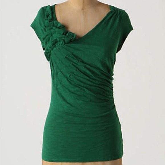 Anthropologie The Gathering Tank in green