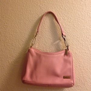 Pink shoulder purse