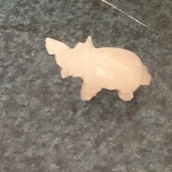 Hand carved lucky elephant