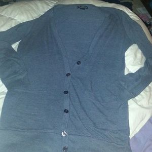 Long Sleeve Grey Cardigan