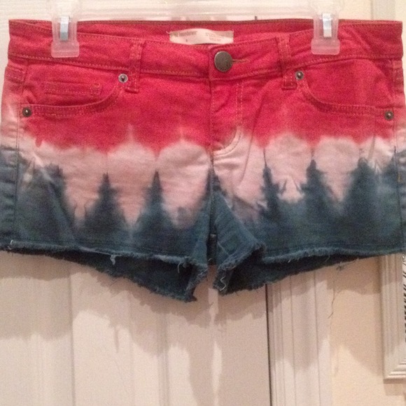 America Tye dyed shorts
