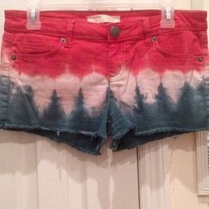 America Tye dyed shorts