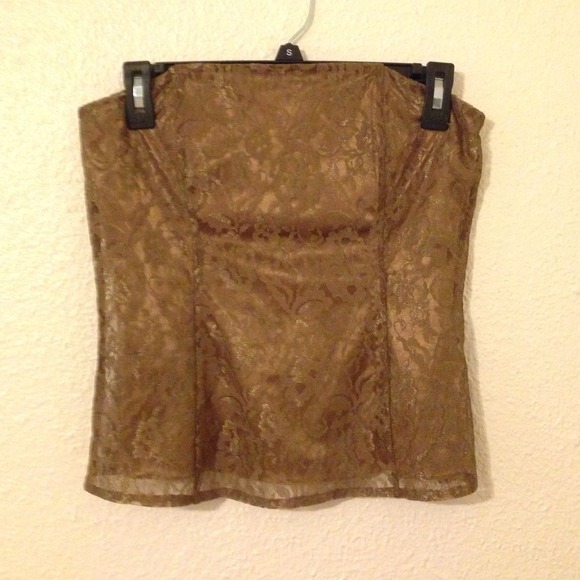Gold Express Corset Top