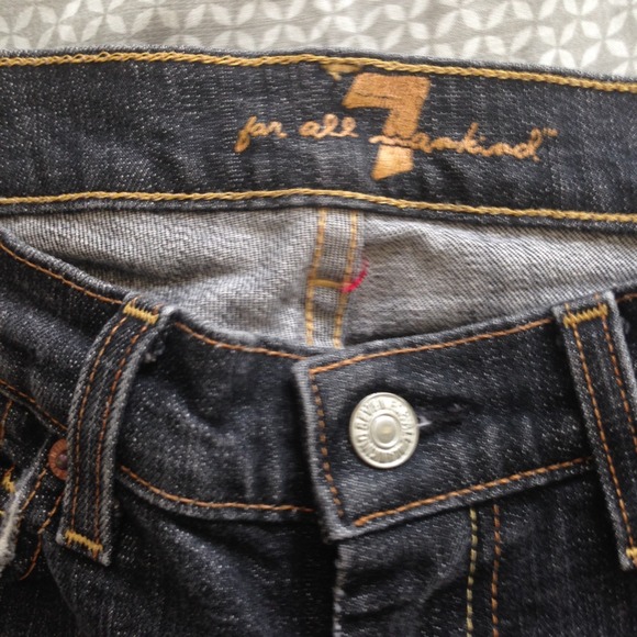 ✳️SALE✳️ Seven 7 For All Mankind Black Jeans sz 0