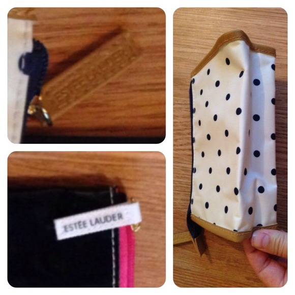 🚫Sold🚫Estée Lauder - two NWOT makeup bags. Cute! - Picture 2 of 3