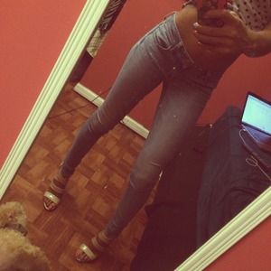 American Eagle Light Blue Skinny Leg Jeans