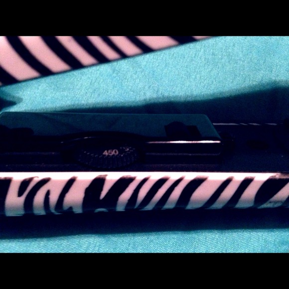 Zebra Print Flat Iron - Picture 2 of 4