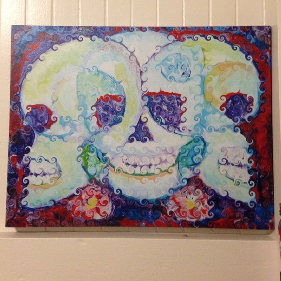 Earth bound Other - Skull canvas print 💀💀💀