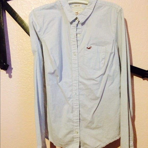 Hollister Striped button up