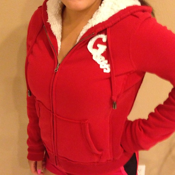 Red Guess Sweater