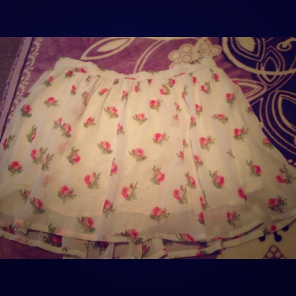 Flowers skirt