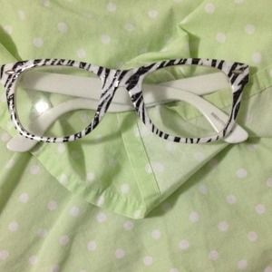 Zebra Nerd Glasses