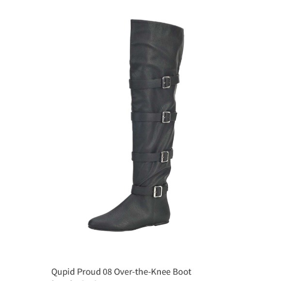 Qupid Boots - Knee High Boots